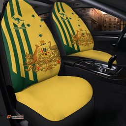 Cat seat Covers Australia Kangaroo Sign National Color