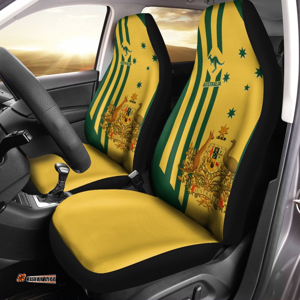 Cat seat Covers Australia Kangaroo Sign National Color