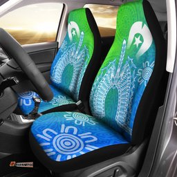 Aussie Aboriginal Car Seat Covers Torres Strait Islanders Ocean Style