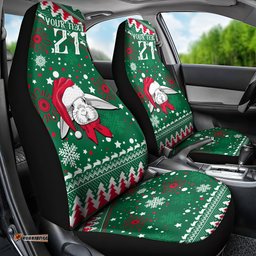 Custom Rabbitohs Rugby Car Seat Cover Glory Glory The South Christmas Vibe Unique