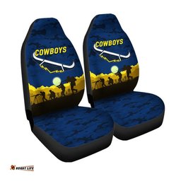 North Queensland Cowboys ANZAC Car Seat Cover Simple Style Blue