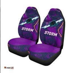 Storm Rugby ANZAC Day Camouflage Indigenous Art Car Seat Covers