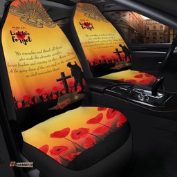 ANZAC Day Car Seat Covers Lest We Forget 03