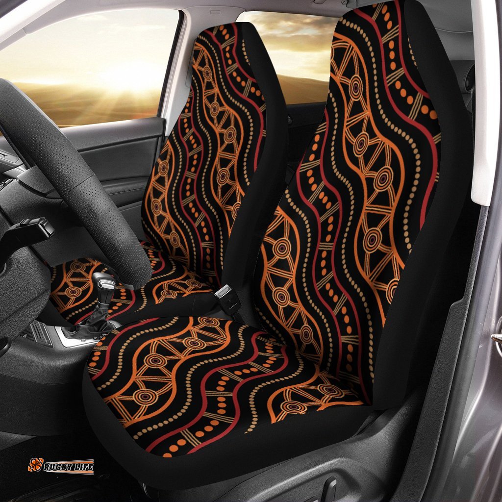 Aboriginal Car Seat Covers Indigenous Patterns Ver05