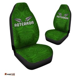 Maori Car Seat Covers Green Aotearoa Tattoo