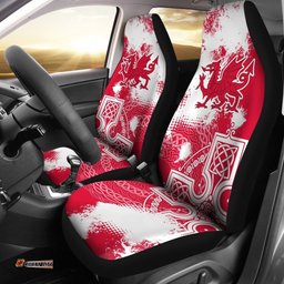 Wales Car Seat Covers Cymru Celtic Cross