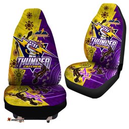 Storm Aboriginal Rugby Custom Car Seat Cover The Indigenous Storm Thunder Catcher 02