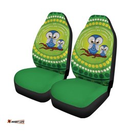 Aboriginal Car Seat Covers Indigenous Owl