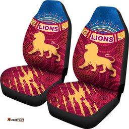 Brisbane Indigenous Car Seat Covers Proud Lions 2