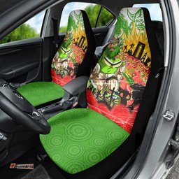 Personalised Mascot Raiders ANZAC Car Seat Cover Lest We Forget