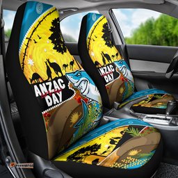 Sharks Rugby ANZAC Day Car Seat Cover Sharkies Rosemary Starry Night