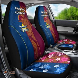 NRL Cowboys and Broncos Car Seat Cover Sporty Style