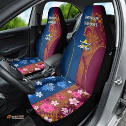 NRL Cowboys and Broncos Car Seat Cover Sporty Style