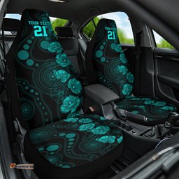 Heat Cricket Never Forget Custom Car Seat Cover ANZAC Day with Poppy Aboriginal
