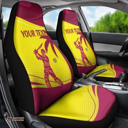 Custom West Indies Cricket Car Seat Cover 2025 World Cup Go Windies