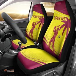 Custom West Indies Cricket Car Seat Cover 2025 World Cup Go Windies