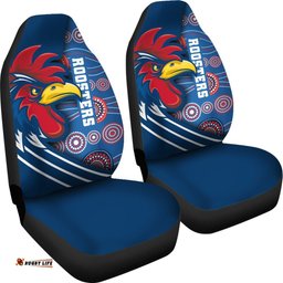 Australia Roosters Car Seat Covers Three Tiles Style