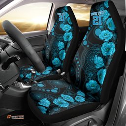 Strikers Cricket Never Forget Custom Car Seat Cover ANZAC Day with Poppy Aboriginal