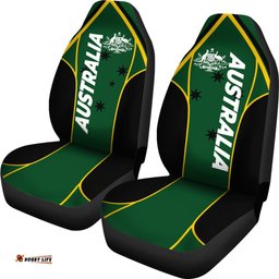 Car Seat Covers Australian Coat Of Arms Green Seat Covers