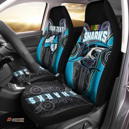 Custom Personalised Cronulla-Sutherland Sharks Car Seat Covers NAIDOC Week Special Style