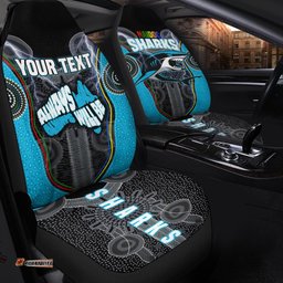 Custom Personalised Cronulla-Sutherland Sharks Car Seat Covers NAIDOC Week Special Style