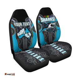 Custom Personalised Cronulla-Sutherland Sharks Car Seat Covers NAIDOC Week Special Style
