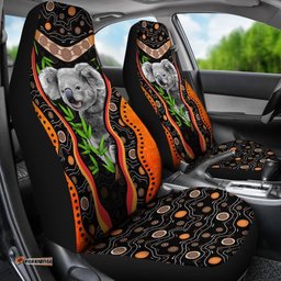 Koala Aboriginal Art Seat Covers Boomerang