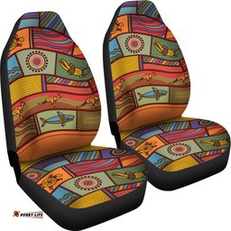 Car seat Covers Aboriginal Art With Animals