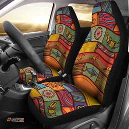 Car seat Covers Aboriginal Art With Animals