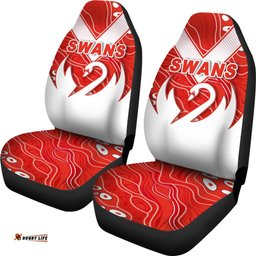 Swans Special Car Seat Covers Indigenous Sydney
