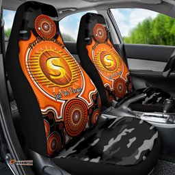 Perth Scorchers ANZAC 2025 Car Seat Cover Lest We Forget Poppy Mix Camouflage