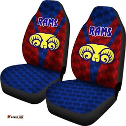 Adelaide Car Seat Covers Rams Merino Original Red