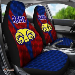 Adelaide Car Seat Covers Rams Merino Original Red