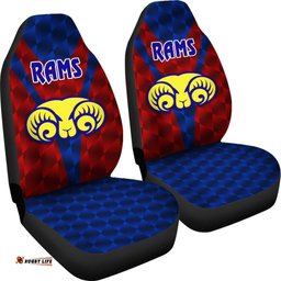 Adelaide Car Seat Covers Rams Merino Original Red