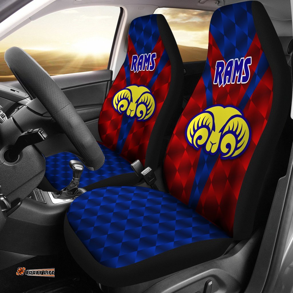 Adelaide Car Seat Covers Rams Merino Original Red