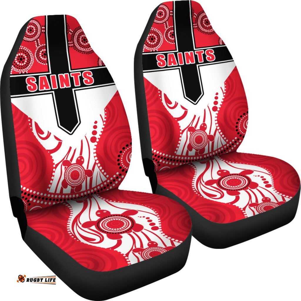 Saints Enthusiasm Car Seat Covers St Kilda Indigenous