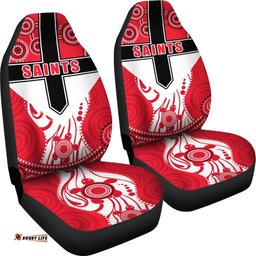 Saints Enthusiasm Car Seat Covers St Kilda Indigenous