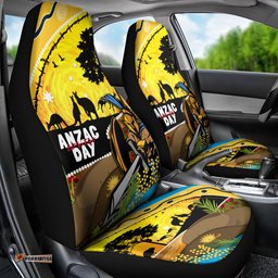 Titans Rugby ANZAC Day Car Seat Cover GLD Mascot Rosemary Starry Night