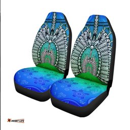 Car Seat Cover Turtle Background With Dhari Mask