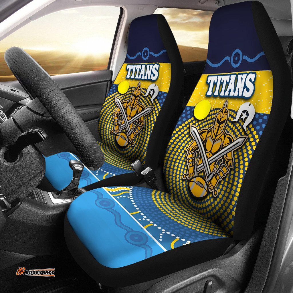NAIDOC Titans Car Seat Covers Gold Coast Indigenous