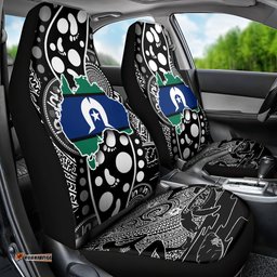 Torest Trait Islands Map Mix Aboriginal Pattern Car Seat Cover