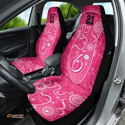 Custom Sydney Sixers Cricket Car Seat Cover The Fourth Time Champions Aboriginal