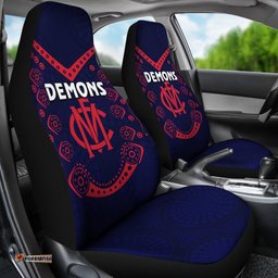 Melbourne Demons Indigenous Car Seat Covers Football