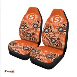 Perth Scorchers Car Seat Covers - Aboriginal Art