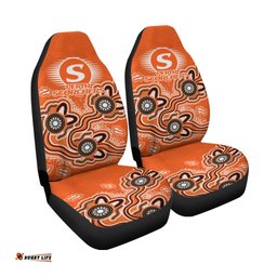Perth Scorchers Car Seat Covers - Aboriginal Art