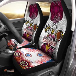 Sea Eagles Rugby Custom Indigenous Car Seat Cover Super Sea Eagles Scratch Style