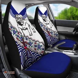 Bulldogs Car Seat Covers Indigenous