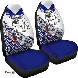 Bulldogs Car Seat Covers Indigenous
