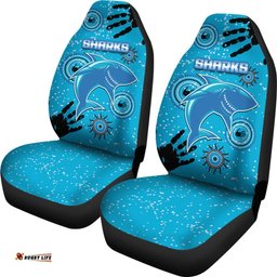 Cronulla Sharks Car Seat Covers Indigenous Country Style