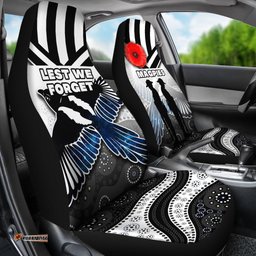 Magpies Car Seat Covers Collingwood ANZAC Day Special Version